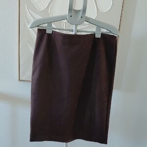 Premise Dark Brown Pencil Skirt